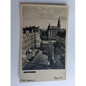 CARTE POSTALE MARCHÉ DE SWIDNICA