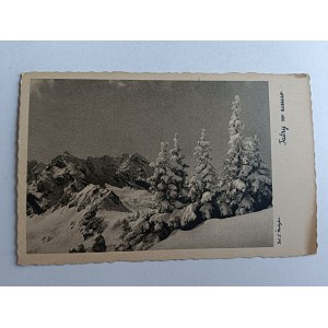POSTCARD TATRA IN WINTER, FOT HOE, PRE-WAR