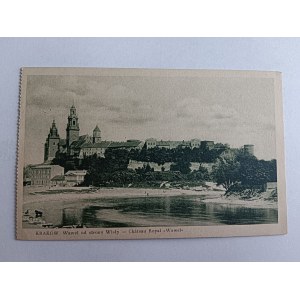 POCZTÓWKA KRAKÓW WAWEL OD STRONY WISŁY