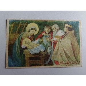 CARTE POSTALE DE NOËL, TROIS ROIS