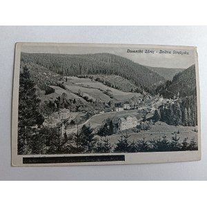 POSTCARD DUSZNIKI ZDRÓJ DOLINA STRĄŻYSKA, STAMP, 1948