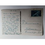 POSTCARD DUSZNIKI ZDRÓJ DOLINA STRĄŻYSKA, STAMP, 1948