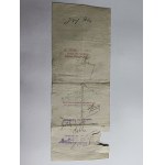 WEKSEL, URZĘDOWY BLANKIET WEKSLOWY, PRZEDWOJENNY, PIECZĄTKA STEMPEL KRAKÓW RABKA ZDRÓJ 1935 R