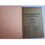 STANISŁAW SOKAL, TABLES LOGARITHMIQUES