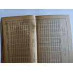 STANISŁAW SOKAL, TABLES LOGARITHMIQUES