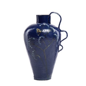 Elżbieta STANHOPE, Ceramiczny wazon z ozdobnym uchem