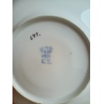Cup with saucer - a gift for golden jubilee