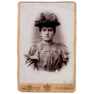 Circa 1899, Gleichenberg - Portrait Photograph of a Woman; Photographer Johann (?) Tschopp