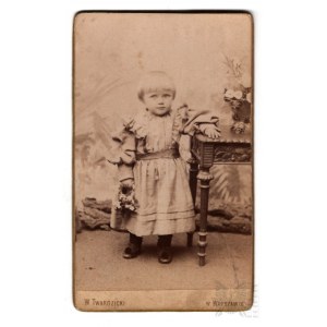 1874-1900, Warsaw - Child Photography; Photographer Walery (Walerian) Twardzicki
