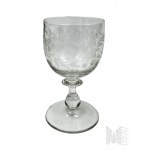 Large Set of Crystal Vodka and Liqueur Glasses