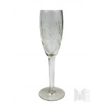 Large Set of Crystal Vodka and Liqueur Glasses