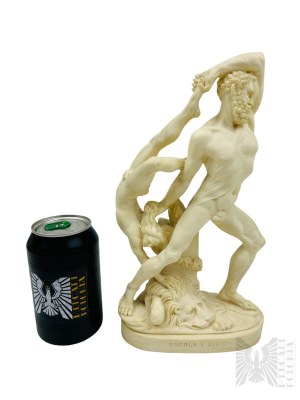 W stylu Antonio Canova (1757-1822) - Rzeźba Herkules i Lichas; Miniaturowa Kopia 