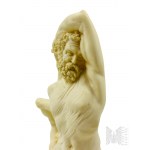 In the style of Antonio Canova (1757-1822) - Sculpture of Hercules and Lichas; Miniature Copy