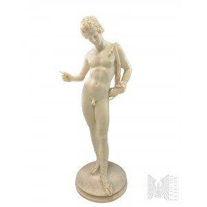 Duża Figura Adonisa z Alabastru/Gipsu/Kompozytu (?)