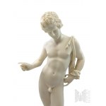 Duża Figura Adonisa z Alabastru/Gipsu/Kompozytu (?)