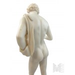 Duża Figura Adonisa z Alabastru/Gipsu/Kompozytu (?)