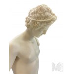 Duża Figura Adonisa z Alabastru/Gipsu/Kompozytu (?)