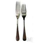 Kolekcja Platerowanych/Chromowanych Sztućców Sztućców: Łyżka Wazowa Lee & Wigfull, Sheffield, Łyżki, Nóż do Ciasta, Widelec do Serów, Komplet Noży do Owoców