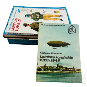 PRL/Polska - Zestaw Książek o Tematyce Lotniczej