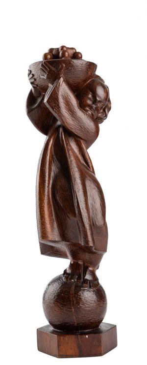 Henryk Burzec (1919 Międzyrzec Podlaski - 2005 Zakopane), Dziewczyna z koszem, 1942