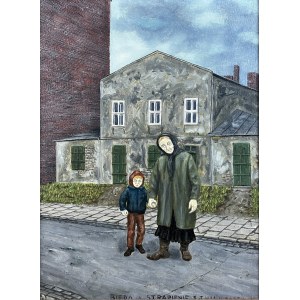 Halina DĄBROWSKA (1925 Piotrków Trybunalski - 1996 Łękawica), Bieda i strapienie (1991)