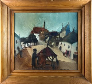 Daniel Jerzy de TRAMECOURT (1950 - 2015 Łódź), Studnia w Kazimierzu (1991)