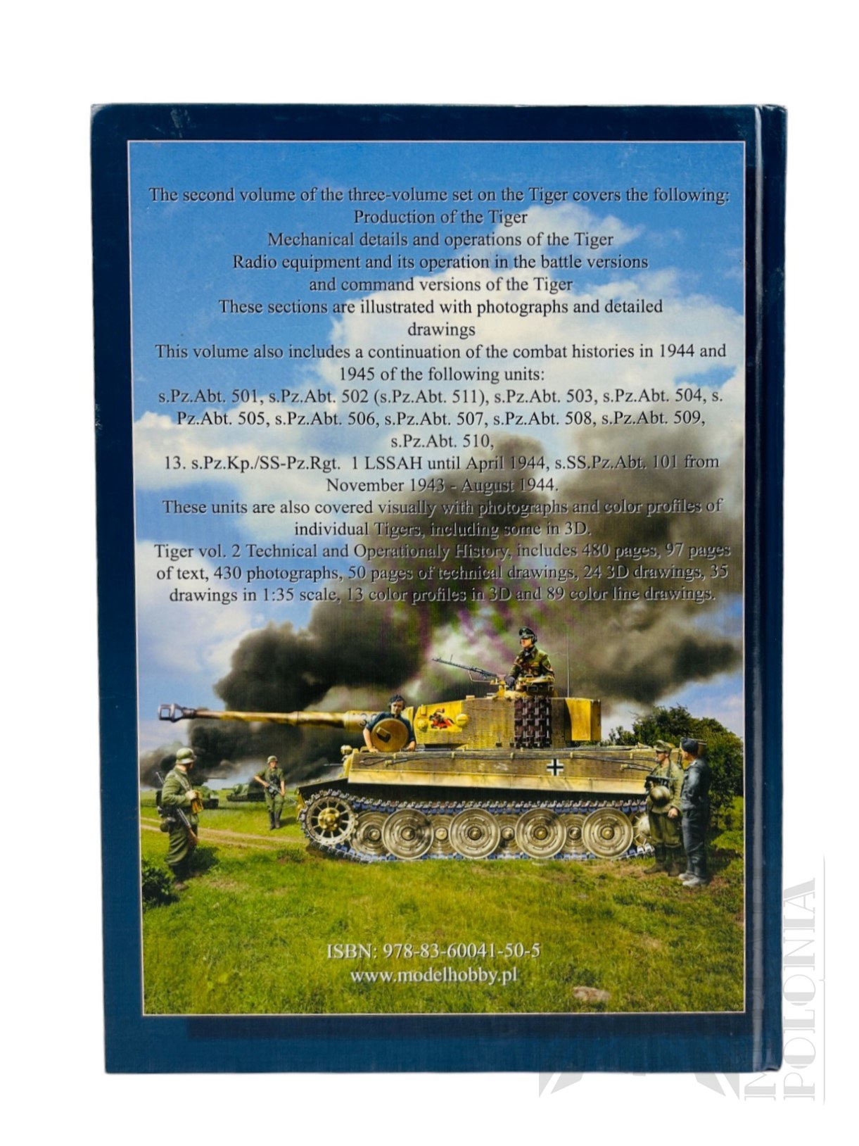 The book Tiger 1944- 1945 by Waldemar Trojca Vol 2. ( Tiger 1942