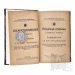 1913 Książka Ordynacya Służbowa (Progmatyka Służbowa) dla Kolejowców C. K. Austr. Kolei Państwowych - Kraków