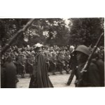 II RP Zdjęcia Uroczystości Pogrzebowej Złożenia Serca Marszałka na Rossie w Wilnie