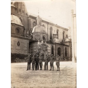 II RP - Zdjęcie Żołnierzy Podhalańskich katedra Wawel Kraków