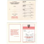 PRL Zestaw Trzech Dokumentów Wojskowych