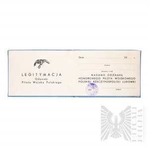 PRL Legitymacja In Blanco Odznaki Pilota Wojska Polskiego