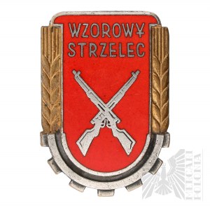PRL Odznaka Wzorowego Strzelca WZ.53