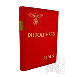 2WŚ/III Rzesza - Rudol Hess “Reden Ksiażka NSDAP Przemówienia