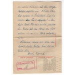 III Rzesza- List wraz z Kopertą z Obozu Koncentracyjnego Neueugamme z 19.01.1941 r. Pabianice