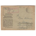 III Rzesza- List wraz z Kopertą z Obozu Koncentracyjnego Neueugamme z 19.01.1941 r. Pabianice