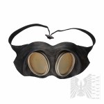 2WŚ - III Rzesza Gumowe Wojskowe Okulary Motocyklowe