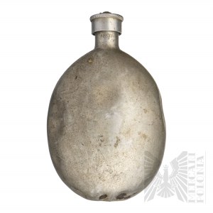 III Rzesza Niemiecka - Manierka Wojskowa Feldflasche M31 Aluminium