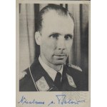 2 WŚ / III Rzesza - Oryginalny Podpis Nicolaus Von Below - Luftwaffe