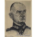 2 WŚ / III Rzesza - Oryginalny Podpis Generała Johannes Blazkowitz