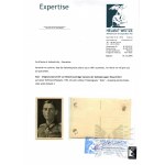 2 WŚ / III Rzesza Oryginalny Podpis Pułkownika Generała Eduard Dietl