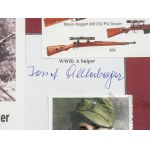 2 WŚ / III Rzesza Niemiecka Podpis 2 Najskuteczniejszego Snajpera Wehrmachtu Josef Allerberger