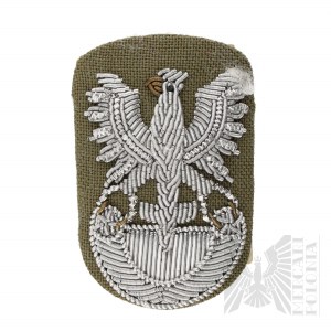 PRL Embroidered Eagle - New - Military Headquarters District Enterprise in Warsaw.