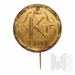 1 WŚ - Odznaka Przepustka Twierdza Kraków 1915 (43948)