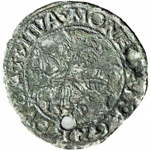 R-, Zygmunt II August, Półgrosz 1559, Wilno, fałszerstwo z epoki