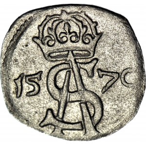 Zygmunt II August, Dwudenar 1570 Wilno, piękny
