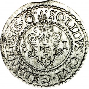 R-, Stefan Batory, Szeląg 1581, Gdańsk
