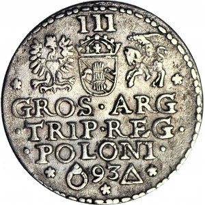 Zygmunt III Waza, Trojak 1593, Malbork