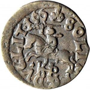 R-, Jan II Kazimierz, Szeląg litewski BŁĄD DATY 166 (trzycyfrowa)