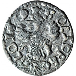 Jan Kazimierz, Szeląg koronny 1669, fantazyjna data 1669, fałszerstwo z epoki
